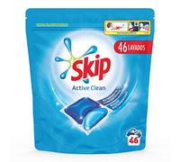 Skip Active Clean Detergente Cápsulas para Lavadora - 46 lavados