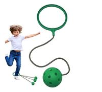 Skip Ball For Outside - Outdoor Swing Activity Toy, Ankle Motion Game Ball, Kids Coordination Play Device, Backyard Garden Beach Camping School Break Fitness Recreation Movement Training Toy Set