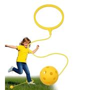 Skip Ball for Outside - Soft Outdoor Swing Toy, Exercise Jump Ball, Long Lasting Active Fitness Trainer | Fun Activity Game for Kids Family Vacations School Holidays Garden Backyard Beach Playground