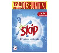 Skip detergente en polvo para la ropa, limpieza profunda 120 lavados