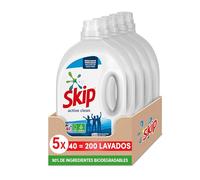 Skip Detergente Líquido Active Clean para Lavadora con Ingredientes de Origen Vegetal 200Lavados (5x 40 Lavados)