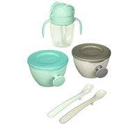 Skip Hop Baby Feeding Mealtime Gift Set, Grey/Teal