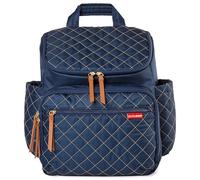 Skip Hop Baby Girl's Navy Diaper Backpack: Forma, Multi-Function Travel Bag with Changing Pad & Stroller Attachment, 2 Count (Pack of 1)