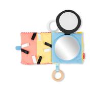 Skip Hop Discoverosity Libro de actividades de beb suave inspirado en Montessori Montessori para exploracin sensorial con mltiples texturas y