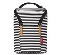 Skip Hop Double Bottle Bag, Black/White