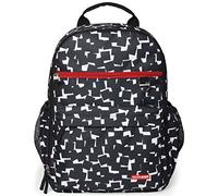 Skip Hop Duo - Mochila para pañales negro negro/blanco