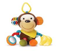 Skip Hop-306201 Bandana Buddies, Juguete de Actividad, Peluche para Bebés y Niños, Mono (306201)