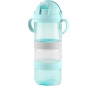 Skip Hop Recipiente apilable para aperitivos y taza para beber, gris azulado