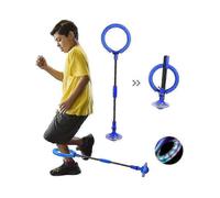 Skip It Ball, Foldable Skip It Ankle Skipit Toy with Backpack, Colorful Flash