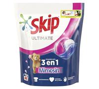 Skip Ultimate Detergente en Cápsulas Fragrancia Mimosín, 46 Unidades (Paquete de 1)