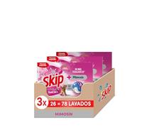 Skip Ultimate Detergente en Cápsulas para la ropa Fragancia Mimosin, 3 x 26 lavados