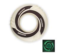 SKIPDAWG Juguete de Disco Brillante para Perro, Juguete de Disco Volador para Perro, Peso Ligero TPR/Tela de Nailon, Material no tóxico, Juguetes de Entrenamiento para Mascotas/Juguetes de Ejercicio