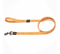 SKIPGEAR Correa impermeable para perro (6 pies) - Correa recubierta suave al tacto con impresión topográfica, a prueba de olores y fácil de limpiar para paseos al aire libre (amarillo canario)