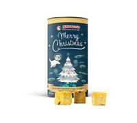 SKIPPER'S Cubos de pescado blanco de Navidad, cubos de pescado blancos de lujo con arándano, sin cereales ni cereales, fuente de aceite Omega 3, bajos en grasa e hipoalergénicos, buenos para la piel y