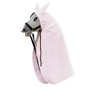 SKIPPI Capa para Caballo Hobby Horse - Rosa, Hobby Horse Accesorios, Capa con Capucha para Caballo de Palo A4 y A3, Hobby Horsing