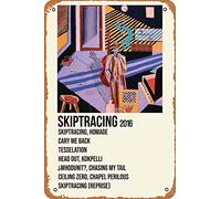 Skiptracing by Mild High Club - Póster retro de metal vintage de 30,5 x 20,3 cm, decoración de pared para el hogar, bar, cueva