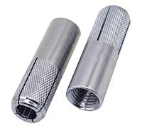 SKIR'CO 4 anclajes moleteados M16 x 65 mm, funda de perno de expansión, tacos de pared, anclaje de hormigón