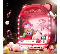 Skirfy Máquina expendedora para niños, juguete de unicornio para niñas a partir de 6 años, juegos de arcade, mini máquina con juguete inquieto, máquina expendedora de dulces, juego