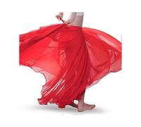 Skirt Length 85cm Belly Dance Skirt Belly Dance Costume Women Chiffon Big Swing Long Skirt Festival Wear