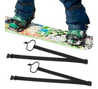 Skis Tragegurt - Juego de 2 correas ajustables para transporte de snowboard, accesorios de transporte, correas de esquí ajustables, juego de 2 correas de transporte para equipos al aire libre, esquí