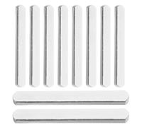 SKISUNO 10 Piezas Placas de Acero Inoxidables para Chaleco Lastrado y Entrenamiento de Barras Pesas para Fitness y Musculación Accesorios Gimnasio Mujeres Resistentes y Duraderas