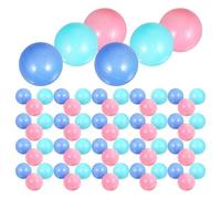 SKISUNO 100 Balones de Piscina para Bolas de PE de Colores Mixtos 3 Colores 100 Unidades Balones Redondas a Prueba de Aplastamiento Juguetes para Juegos de Piscina y Actividades