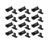SKISUNO 12 Piezas Conector Desmontable para Muebles de Gabinete y Paneles, Montaje Rápido, Material Abs Negro, Fácil Reconfiguración para Proyectos de Bricolaje Personalizados
