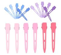 SKISUNO 18 Piezas Pinzas Cabello Sin Costuras De Metal Pinzas Cabello Que No Doblan Para Mujer Para Peinar El Flequillo