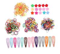SKISUNO 1Juego Accesorios Niñas Cuerda de Estirable y Clips de Coloridos Decoración Diaria y Fiestas