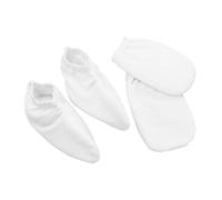 SKISUNO 2 Guantes de Parafina Térmicos para Manos y Pies Mitones Aislantes para Cera Cómodos y Lavables para Spa y Cuidado de Reseca