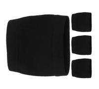 SKISUNO 2 Pares Calcetines Transpirables Negros Unisex de Poliéster para Zapatos de Baile Que Reducen la Fatiga del Pie Paquete Ideales para Suelos Lisos y Actuaciones