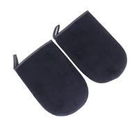 SKISUNO 2 piezas Guantes Aplicadores para Autobronceador Negros de Aplicación para Bronceado sin Sol Cómodos para Bronceado Uniforme y Natural
