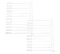 SKISUNO 24piezas Palillos Limpiadores De Oídos Adhesivos Transparentes Kit De Herramienta De Cuidado Auditivo Para Limpieza Profunda y Suave Para Adultos y Uso Casa Oficina y Viajes