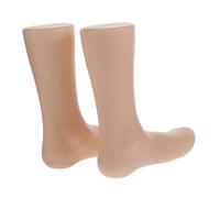 SKISUNO 2piezas Horma para Zapatos Molde para Pies Negro Calcetines para Exhibición De Zapatos Falso para Maniquí