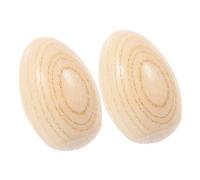SKISUNO 2piezas Maracas De De Madera para Niño Juguete Musical De Percusión Educativo para Desarrollo Sensorial y Diversión Infantil