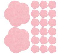 SKISUNO 30 Esponjas Faciales de Algodón de Fibra Rosa, Esponja Exfoliante Reutilizable para Limpieza Profunda y Hidratación Delicada la Piel