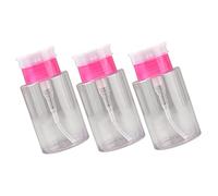 SKISUNO 3piezas Botellas Vacías De Viaje Para Esmalte De Uñas Dispensadores De Líquidos y Botellas Vacías Para Almacenar Líquidos Prueba De Fugas Para Cosméticos