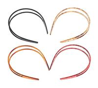 SKISUNO 4piezas Diademas Para Mujer De Moda Diademas Dientes Antideslizantes Para Lavarse La Cara Cabello Para Hacer Ejercicio