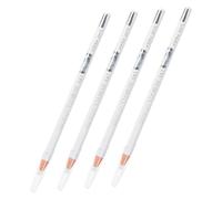 SKISUNO 4piezas Lápiz De Cejas Blanco Resistentes Al Agua Duraderos Para Maquillaje De Ojos Delineadores De Cejas Herramientas De Belleza Para Tatuajes