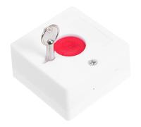 SKISUNO 5 piezas Botón Inalámbrico de Alarma Sos con Llave Interruptor de Llamada de Emergencia para Baño Sistema de Alerta para Mayores y Discapacitados Panel de Seguridad Fácil