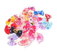 SKISUNO 50 Gomas Pelo de Mascotas Lazo Ajustable y Bandas Elásticas de Goma para Perros y Gatos en Trenzas y Dreadlocks Varios Estilos