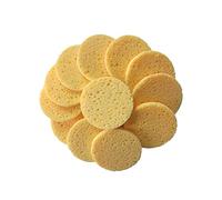 SKISUNO 50piezas Esponjas De Celulosa Natural Para Limpieza Facial y Desmaquillado y Reutilizables Para Cuidado y Exfoliación