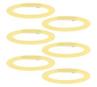 SKISUNO 6 pinzas para el pelo de Cupido para niñas, accesorio para disfraz de ángel para San Valentín, pinzas para el pelo con halos de cosplay para despedida de soltera y fotomatón.