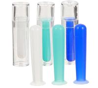 SKISUNO 6piezas Aplicadores De Lentes De Herramienta De Remoción De Lentes Bastones De Para Usar y Retirar De Verde Azul y Transparente