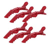 SKISUNO 6piezas Clips De Seccionamiento Para Peluquería Clips Antideslizantes De Grifo De Cocodrilo Para Tinte Rizado y Estilizado Herramientas De Belleza Versátiles Para Salón y Uso
