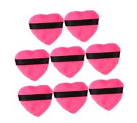 SKISUNO 8piezas Puff De Maquillaje Facial Con Correa Esponja Suave Para Polvo Suelto Aplicador Cosmético Para Mujeres Para Polvo Mineral y Corporal Lavable y Reutilizable