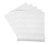 SKISUNO Adhesivo de Doble Cara Removible 125 Unidades para Paneles Acústicos Diámetro 25Mm Adecuado para Manualidades y Decoración en Casa y Oficina