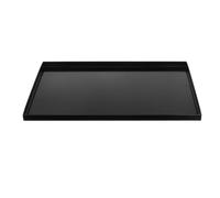 SKISUNO Bandeja para Hornear Esmaltada Rectangular Negra, Resistente Distribución Uniforme del Calor, Adecuado para Cocina y Almacenamiento de Alimentos