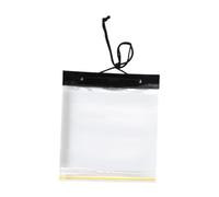 SKISUNO Bolsa para Mapas al Aire Bolsa Autosellante Transparente Resistente al Agua y Práctica para Viajes y Almacenamiento de Papelería Color Blanco sin Mapa Incluida