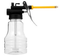 SKISUNO Bomba Manual para Aceite Cuerpo Transparente de Plástico 250ml para Mantenimiento de Rodamientos y Bicicletas Estable y Práctica